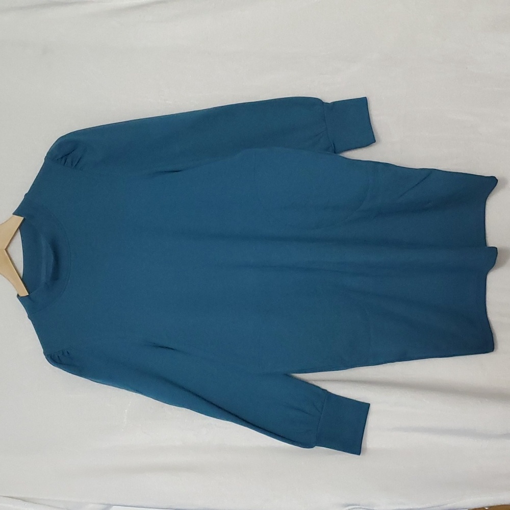 NWT Evy's Tree The Mandy Dress in Peacock Blue Size M